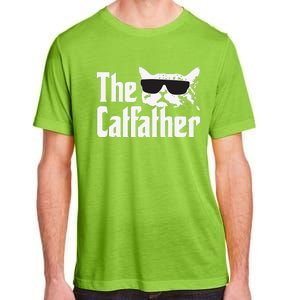 The Catfather Cat Daddy Funny Gift Adult ChromaSoft Performance T-Shirt