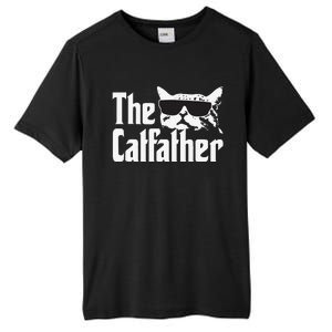 The Catfather Cat Daddy Funny Gift Tall Fusion ChromaSoft Performance T-Shirt