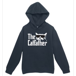 The Catfather Cat Daddy Funny Gift Urban Pullover Hoodie