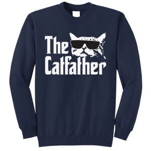 The Catfather Cat Daddy Funny Gift Tall Sweatshirt