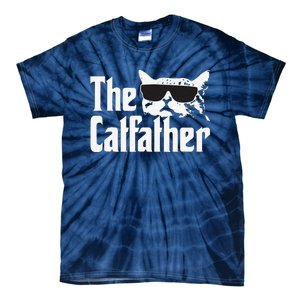 The Catfather Cat Daddy Funny Gift Tie-Dye T-Shirt