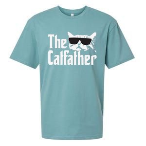 The Catfather Cat Daddy Funny Gift Sueded Cloud Jersey T-Shirt