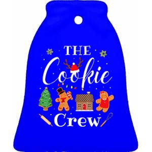 The Cookie Crew Christmas Baking Ceramic Bell Ornament