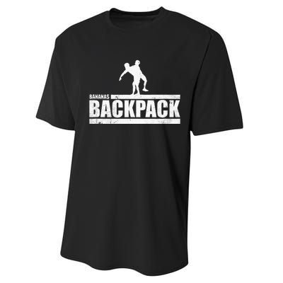 The Ct Challenge Bananas Backpack Performance Sprint T-Shirt