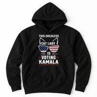 This Childless Cat Lady Is Voting Kamala Harris 2024 Hoodie