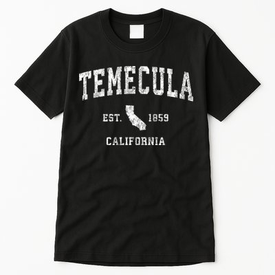Temecula California Ca Vintage Athletic Sports Tall T-Shirt