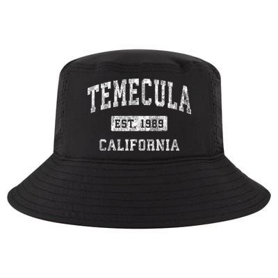 Temecula California Ca Vintage Established Sports Cool Comfort Performance Bucket Hat