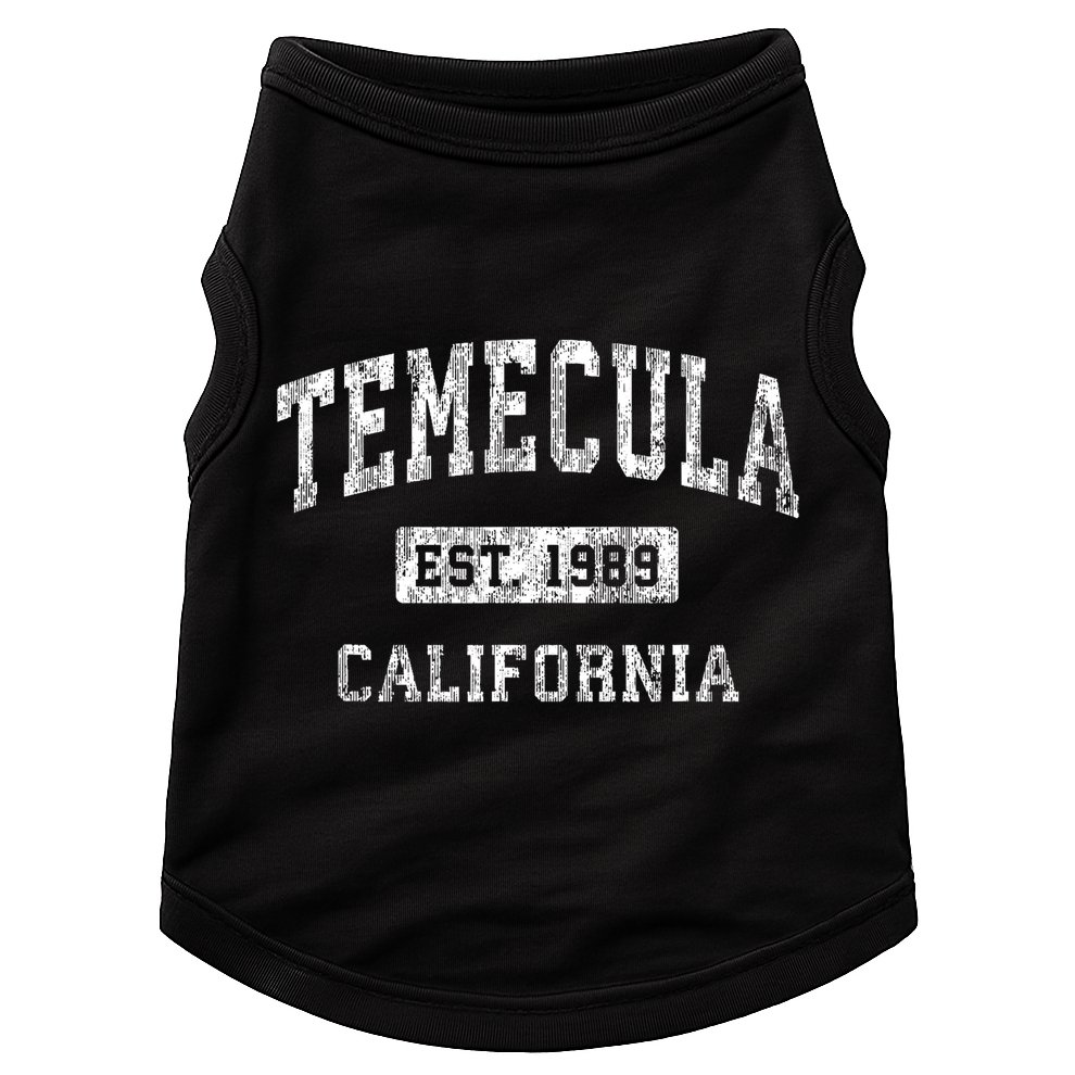 Temecula California Ca Vintage Established Sports Doggie Tank