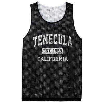 Temecula California Ca Vintage Established Sports Mesh Reversible Basketball Jersey Tank