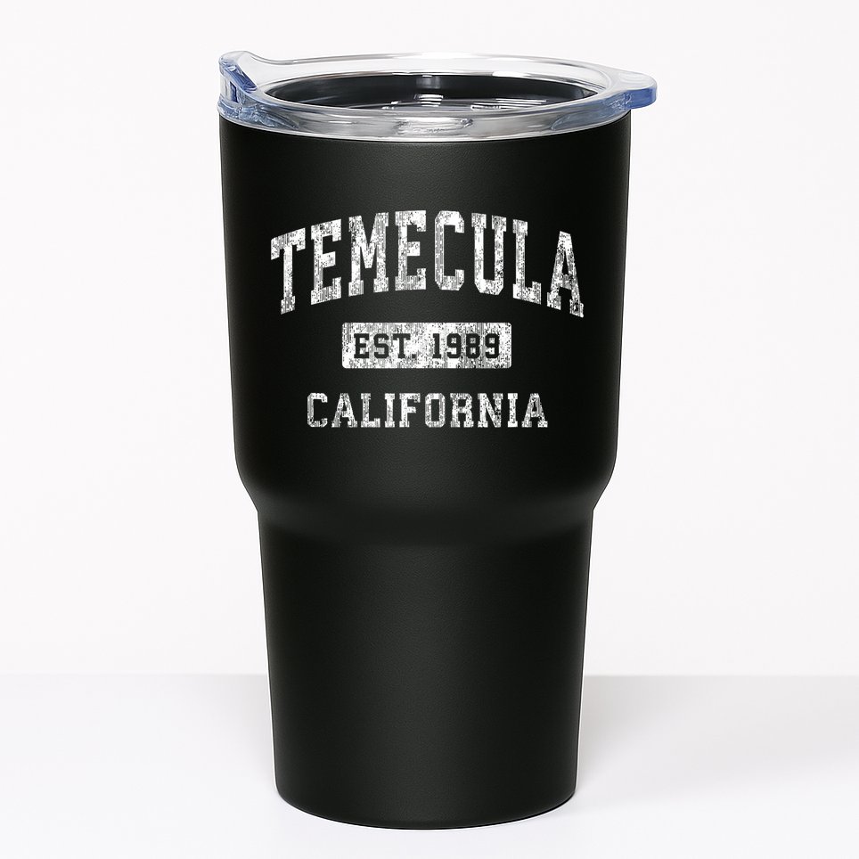 Temecula California Ca Vintage Established Sports Tumbler