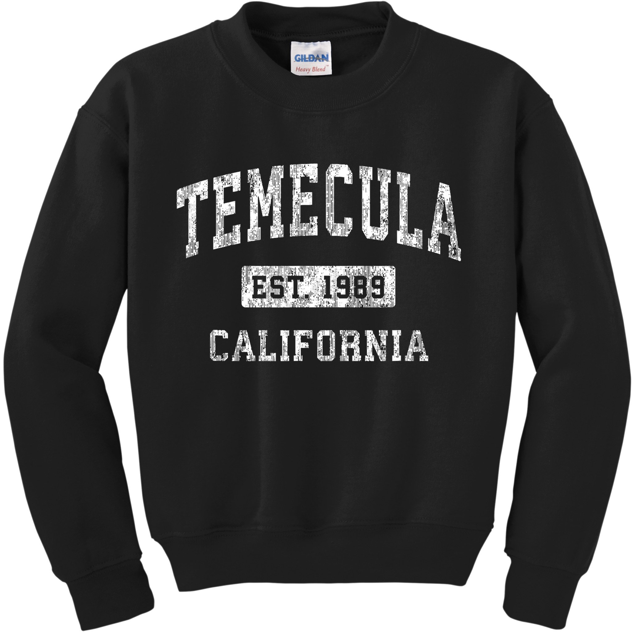Temecula California Ca Vintage Established Sports Kids Sweatshirt