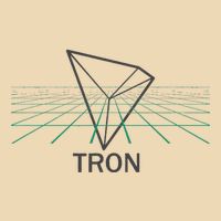 Tron Cryptocurrency Crypto 3d Grid Drawstring Bag