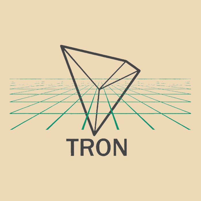 Tron Cryptocurrency Crypto 3d Grid Drawstring Bag