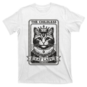 Tarot Card Childless Cat Lady For Kamala T-Shirt