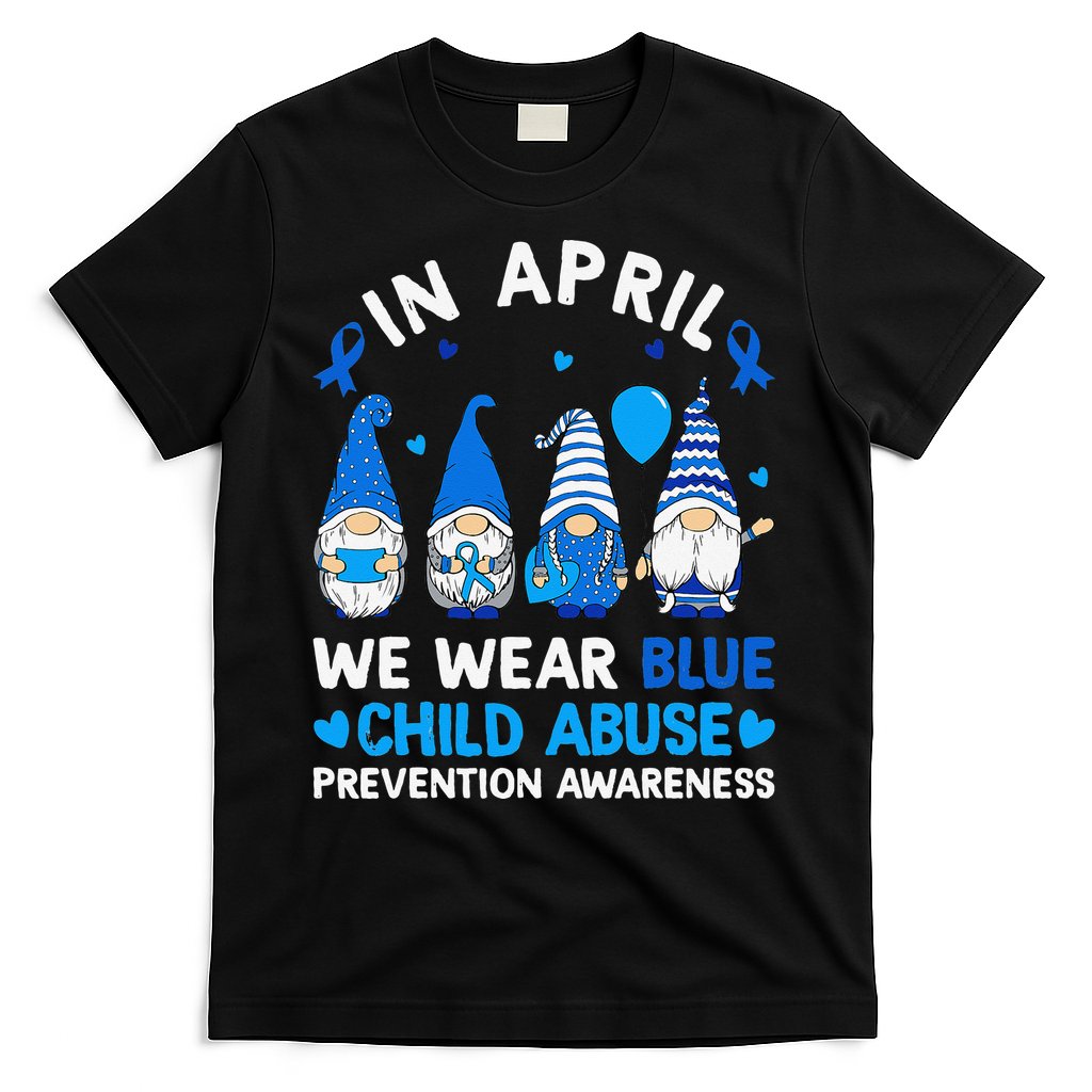 Teachers Cute Child Abuse Prevention Awareness Blue T-Shirt