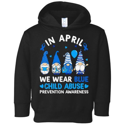 Teachers Cute Child Abuse Prevention Awareness Blue Toddler Hoodie