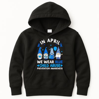 Teachers Cute Child Abuse Prevention Awareness Blue Kids Hoodie