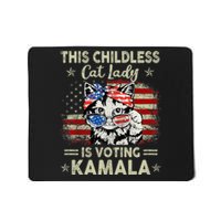 This Childless Cat Lady Is Voting Kamala Harris 2024 Mousepad