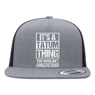 Tatum Coffee Connection Hub One Of A Kind Perspective Flat Bill Trucker Hat