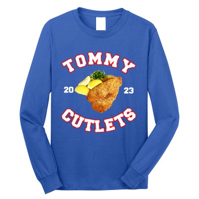 Tommy Cutlets Chicken Cutlets New York Fun Football Fan Long Sleeve Shirt