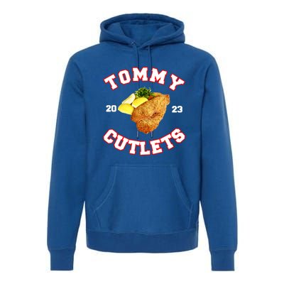 Tommy Cutlets Chicken Cutlets New York Fun Football Fan Premium Hoodie