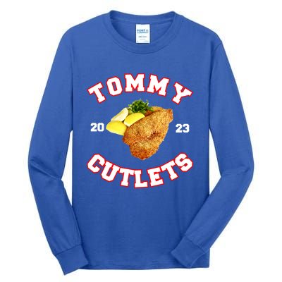 Tommy Cutlets Chicken Cutlets New York Fun Football Fan Tall Long Sleeve T-Shirt