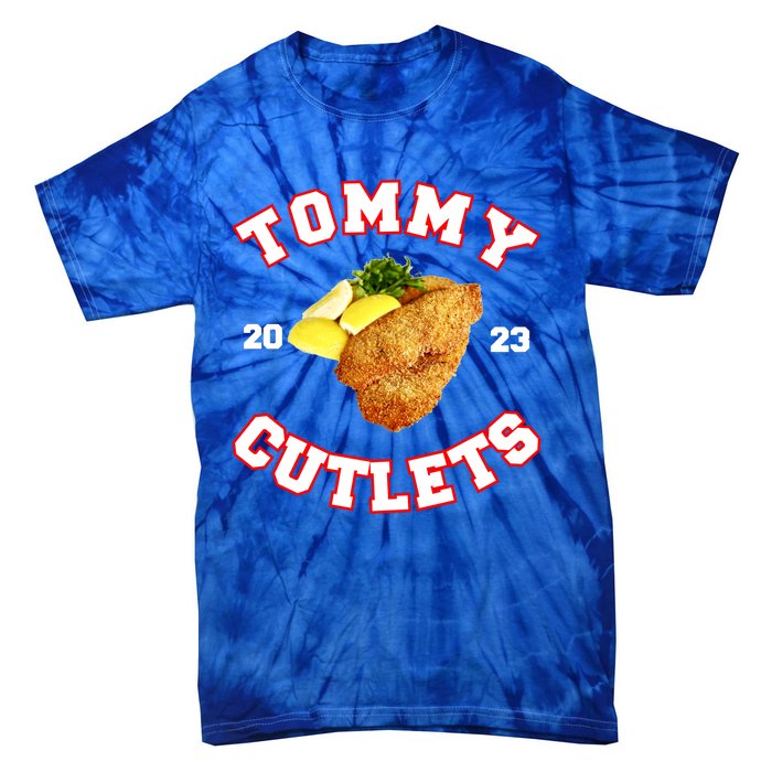 Tommy Cutlets Chicken Cutlets New York Fun Football Fan Tie-Dye T-Shirt