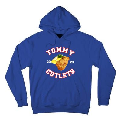 Tommy Cutlets Chicken Cutlets New York Fun Football Fan Tall Hoodie