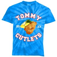 Tommy Cutlets Chicken Cutlets New York Fun Football Fan Kids Tie-Dye T-Shirt