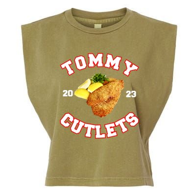 Tommy Cutlets Chicken Cutlets New York Fun Football Fan Garment-Dyed Women's Muscle Tee