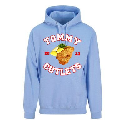 Tommy Cutlets Chicken Cutlets New York Fun Football Fan Unisex Surf Hoodie