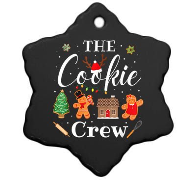 The Cookie Crew Christmas Baking Cookie Lover Ceramic Star Ornament