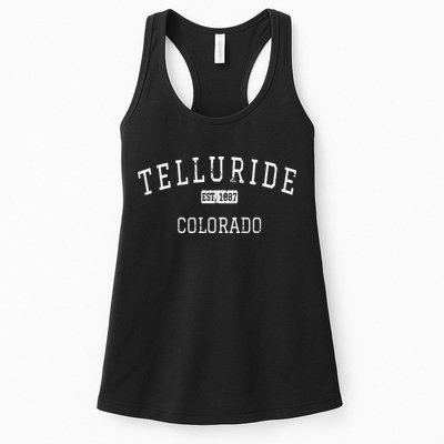 Telluride Colorado CO Vintage Womens Tank Top
