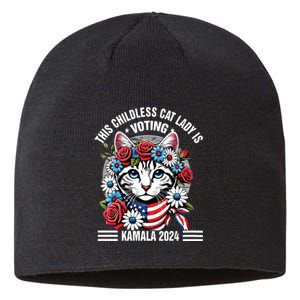 This Childless Cat Lady Is Voting Kamala Sustainable Beanie