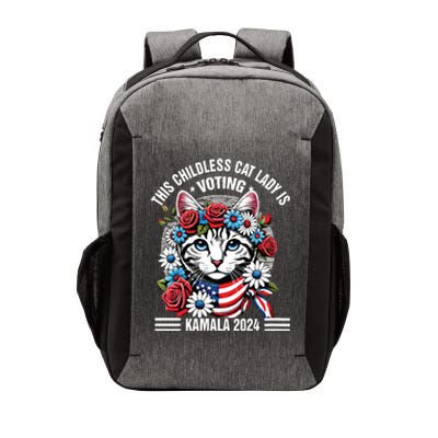 This Childless Cat Lady Is Voting Kamala Vector Backpack