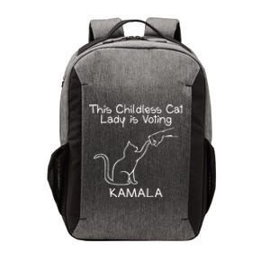 This Childless Cat Lady Is Voting Kamala Vector Backpack