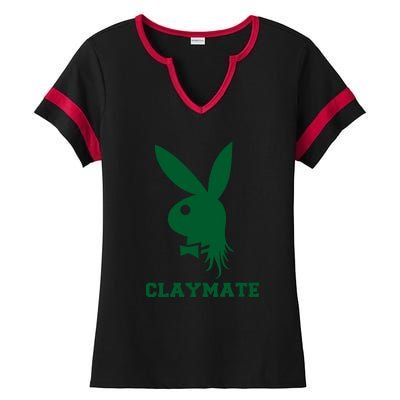 The Claymate Clay Matthews Packers New Ladies Halftime Notch Neck Tee