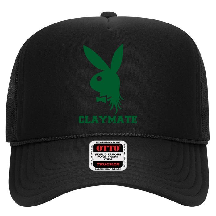 The Claymate Clay Matthews Packers New High Crown Mesh Back Trucker Hat