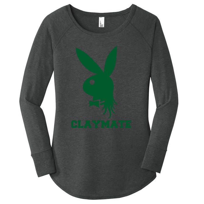 The Claymate Clay Matthews Packers New Women's Perfect Tri Tunic Long Sleeve Shirt