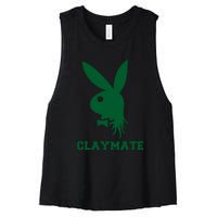 The Claymate Clay Matthews Packers New Women's Racerback Cropped Tank