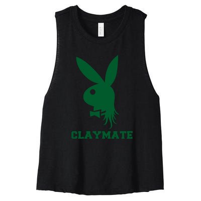 The Claymate Clay Matthews Packers New Women's Racerback Cropped Tank