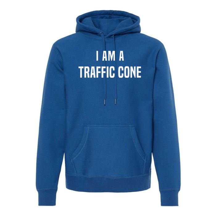 Traffic Cone Costume Easy Simple Halloween Costumes Premium Hoodie