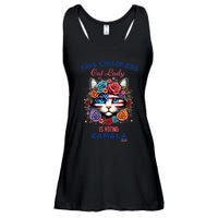 This Childless Cat Lady Ladies Is Voting For Kamala Harris Ladies Essential Flowy Tank