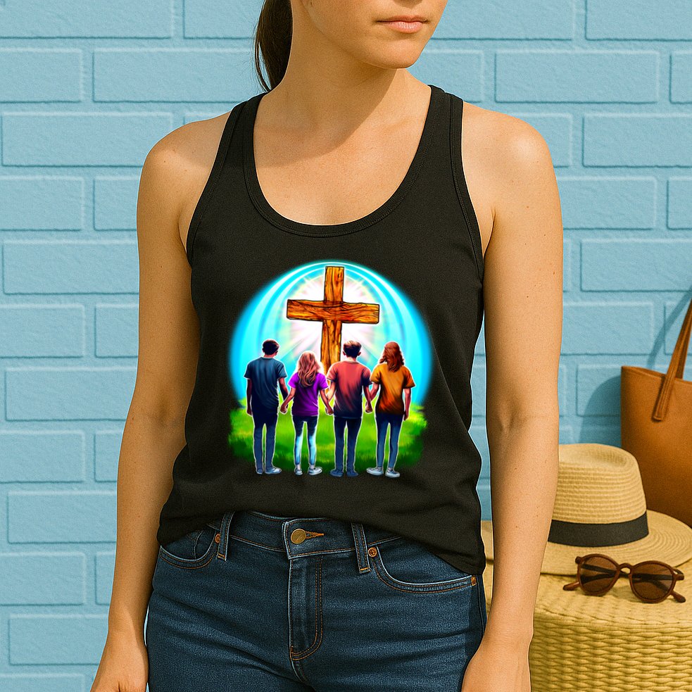Teens Christian Catholic Retreat Womens Tank Top