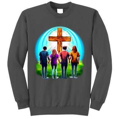 Teens Christian Catholic Retreat Tall Sweatshirt