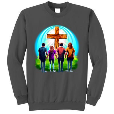 Teens Christian Catholic Retreat Tall Sweatshirt