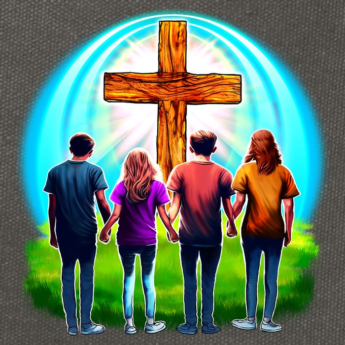 Teens Christian Catholic Retreat Cotton Canvas Backpack