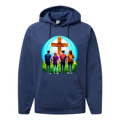 Teens Christian Catholic Retreat Performance Fleece Hoodie