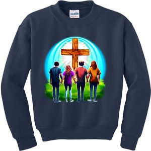 Teens Christian Catholic Retreat Kids Sweatshirt