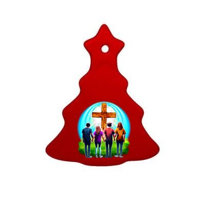 Teens Christian Catholic Retreat Ceramic Tree Ornament